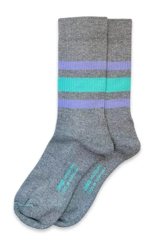 TORONTO GLITZI Socken UNIO Anthra/Lavender/Turquoise 36-38
