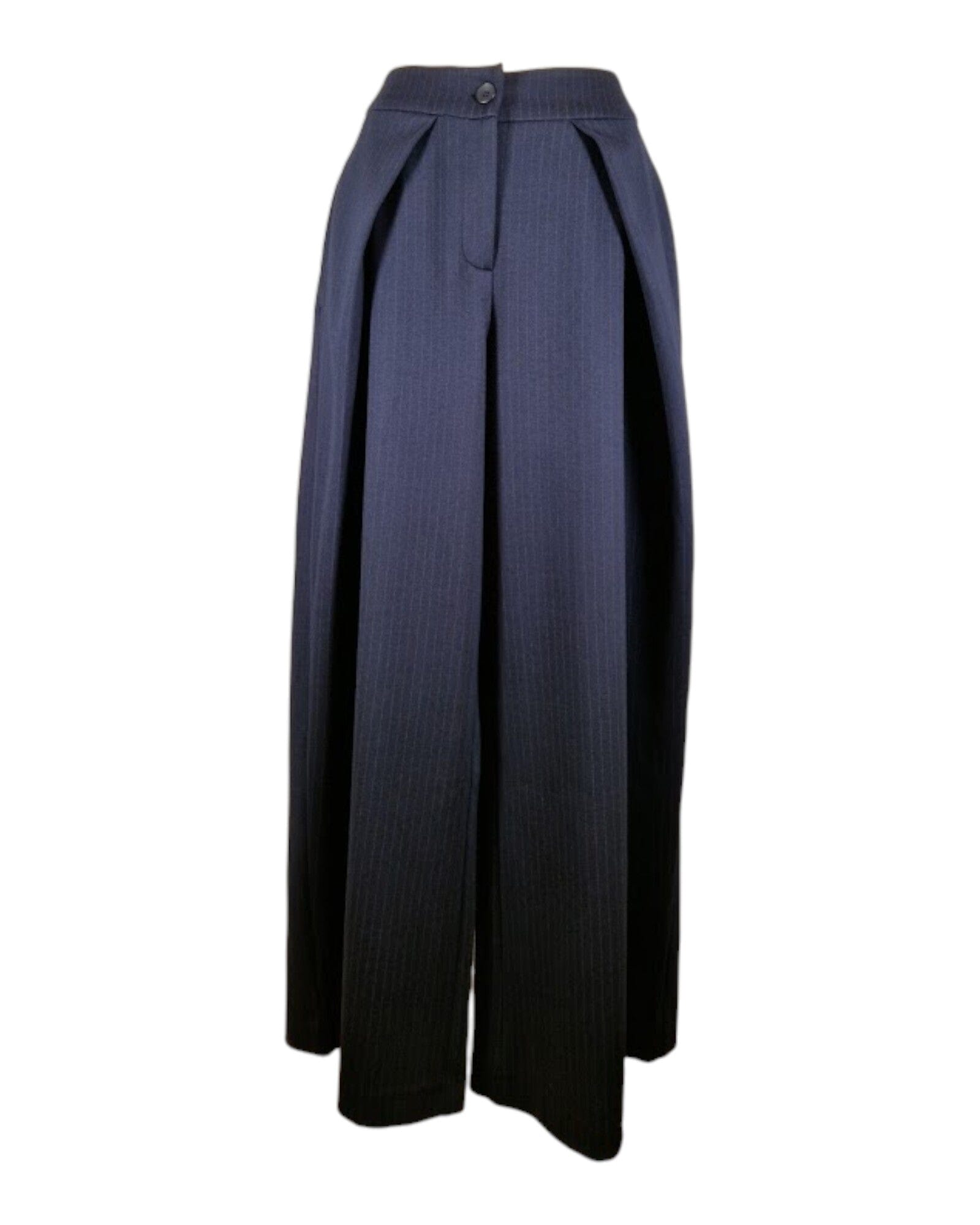 Travel Nadelstreifen Hose Hose Hindahl & Skudelny Dunkelblau mit Nadelstreifen S