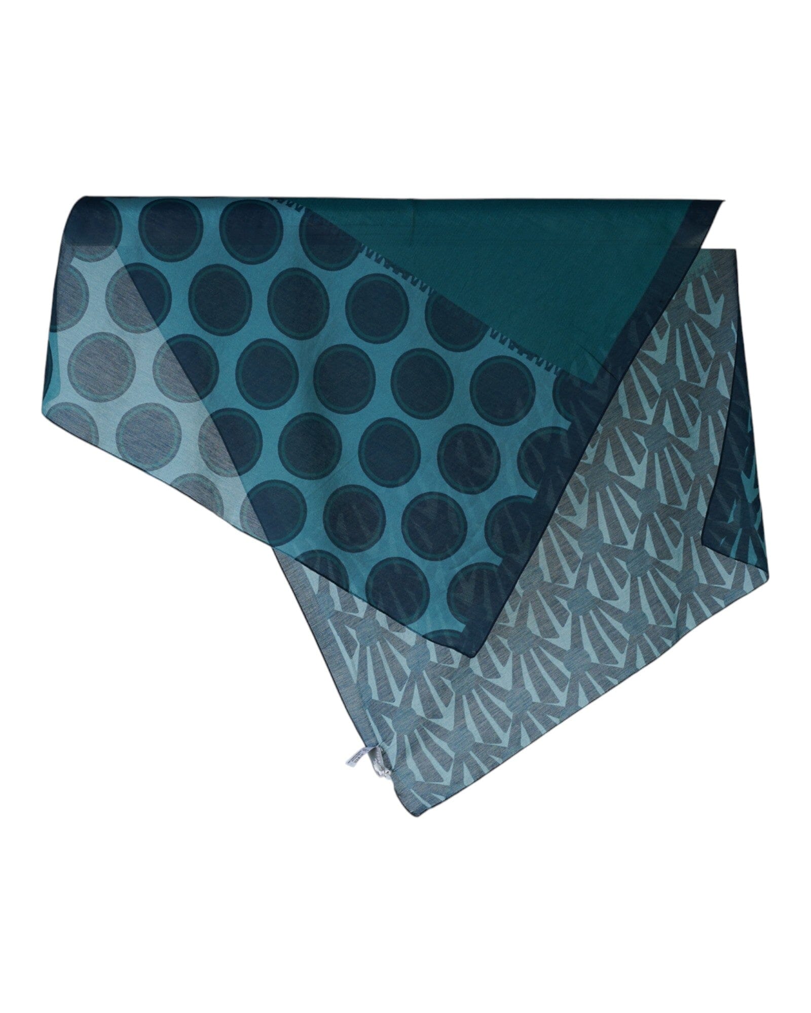 Tuch Tuch Ahmaddy 3 Grün Dunkelblau 65x110cm