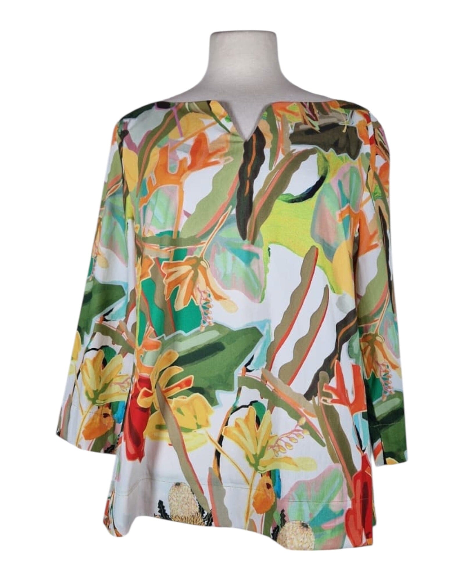 Ushiah Bluse Bluse Fox's S011 Yellow Green 38