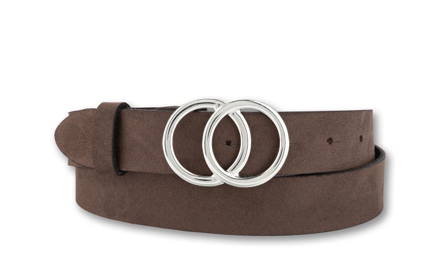 Veloursledergürtel Gürtel Bernd Götz 0064 Dunkelbraun 85cm