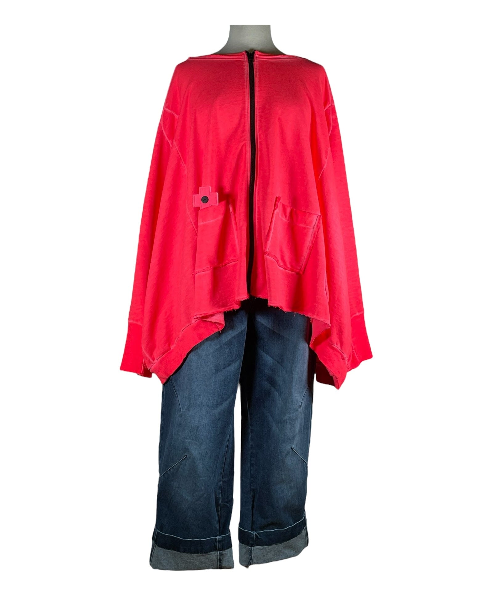 Wide Jacket Jacket Plü