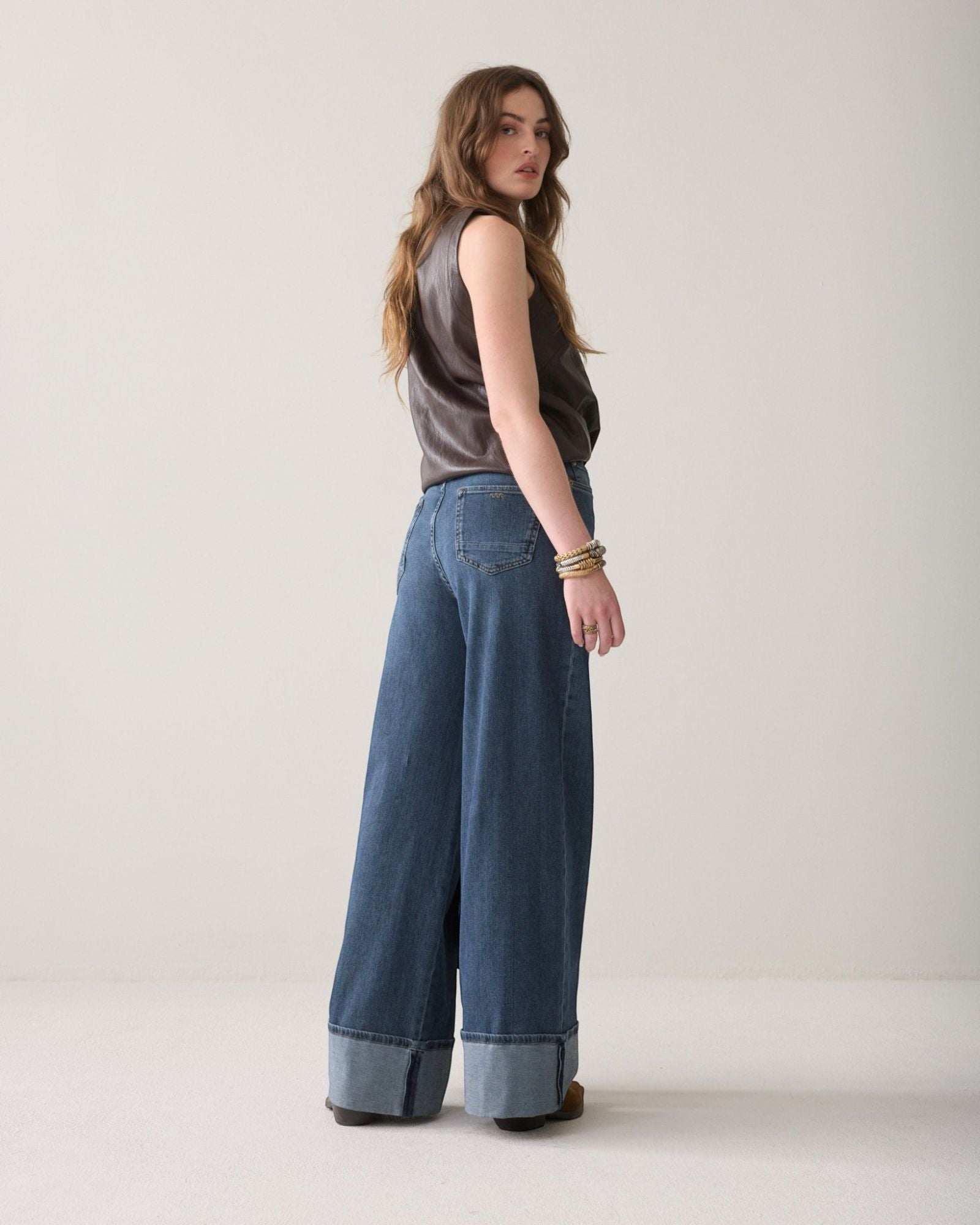 Wide Leg Jeans Jeanshose Summum Woman