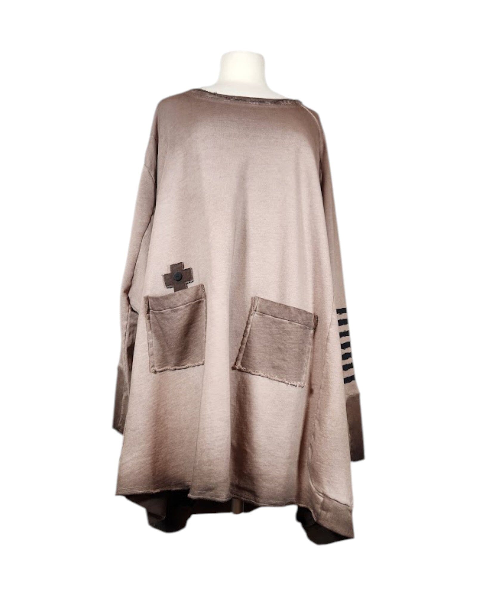 Wide Long Sweat Sweatshirt Plü