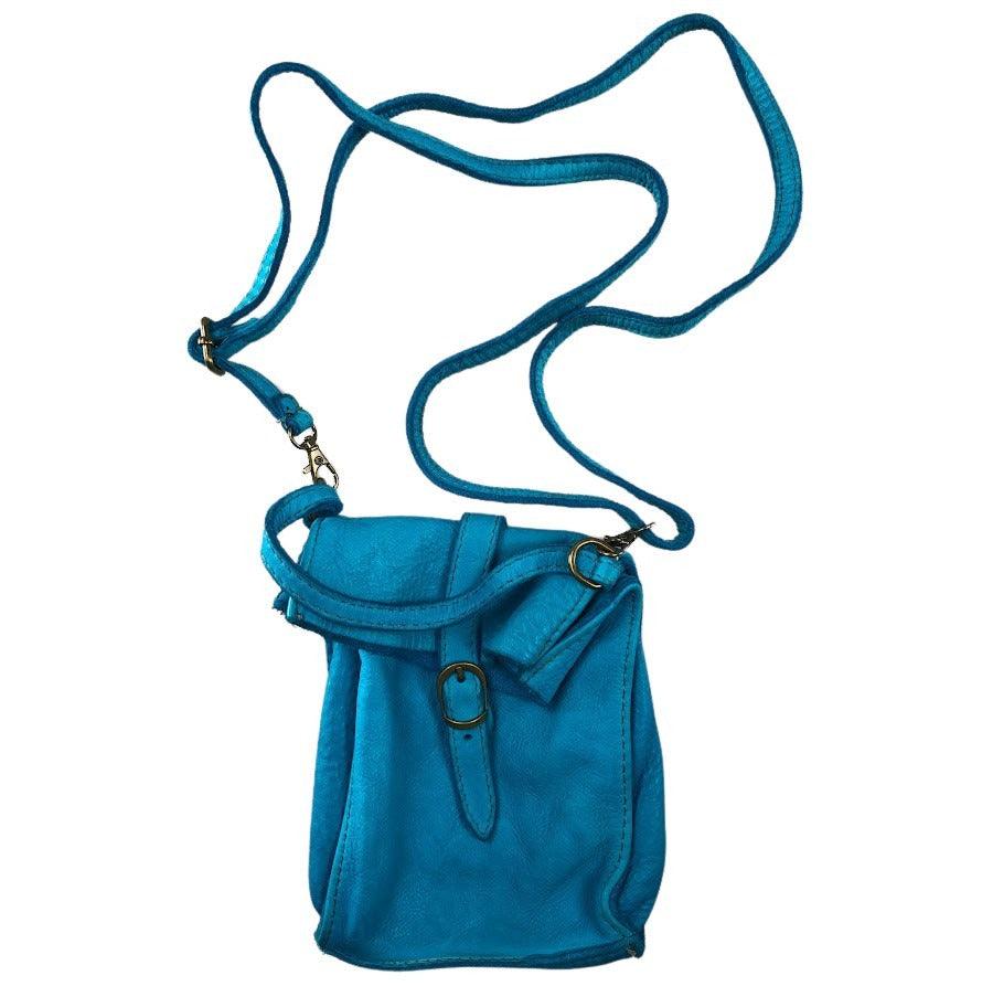 Kolibri Ulm - Kleine Ledertasche aus Waschleder - kolibri-ulm.de - Damen, Handtasche, Handy, Handytasche, Leder, Ledertadsche, Ledertasche, Ledertaschen