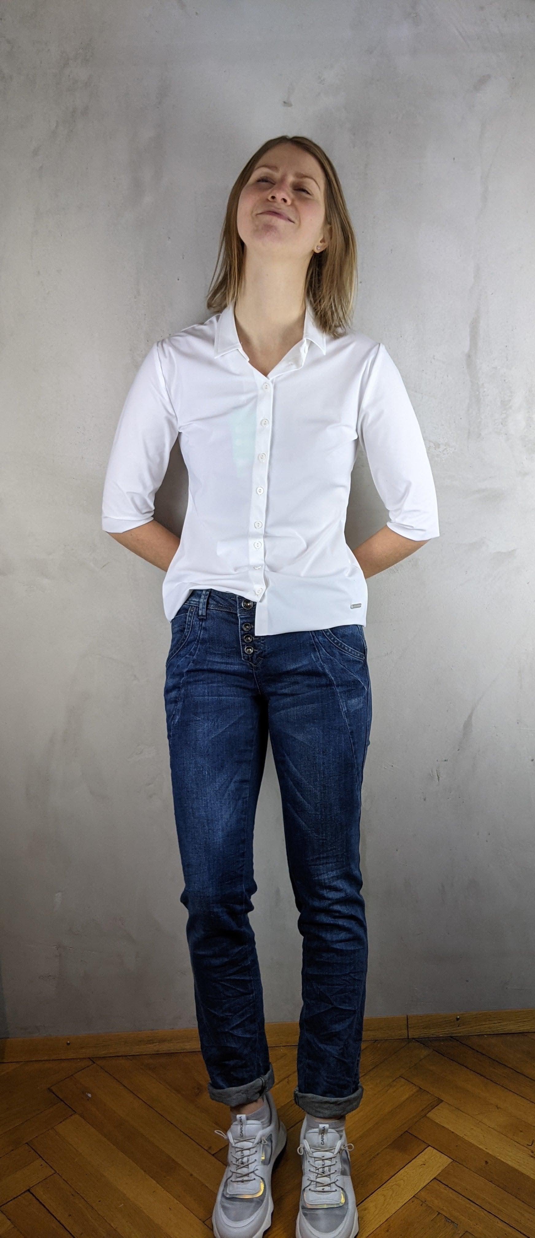 Nile - Jeans Regular Butterfly Long Indigo - kolibri-ulm.de - Damen, Denim, Hose, Hosen, Jeans