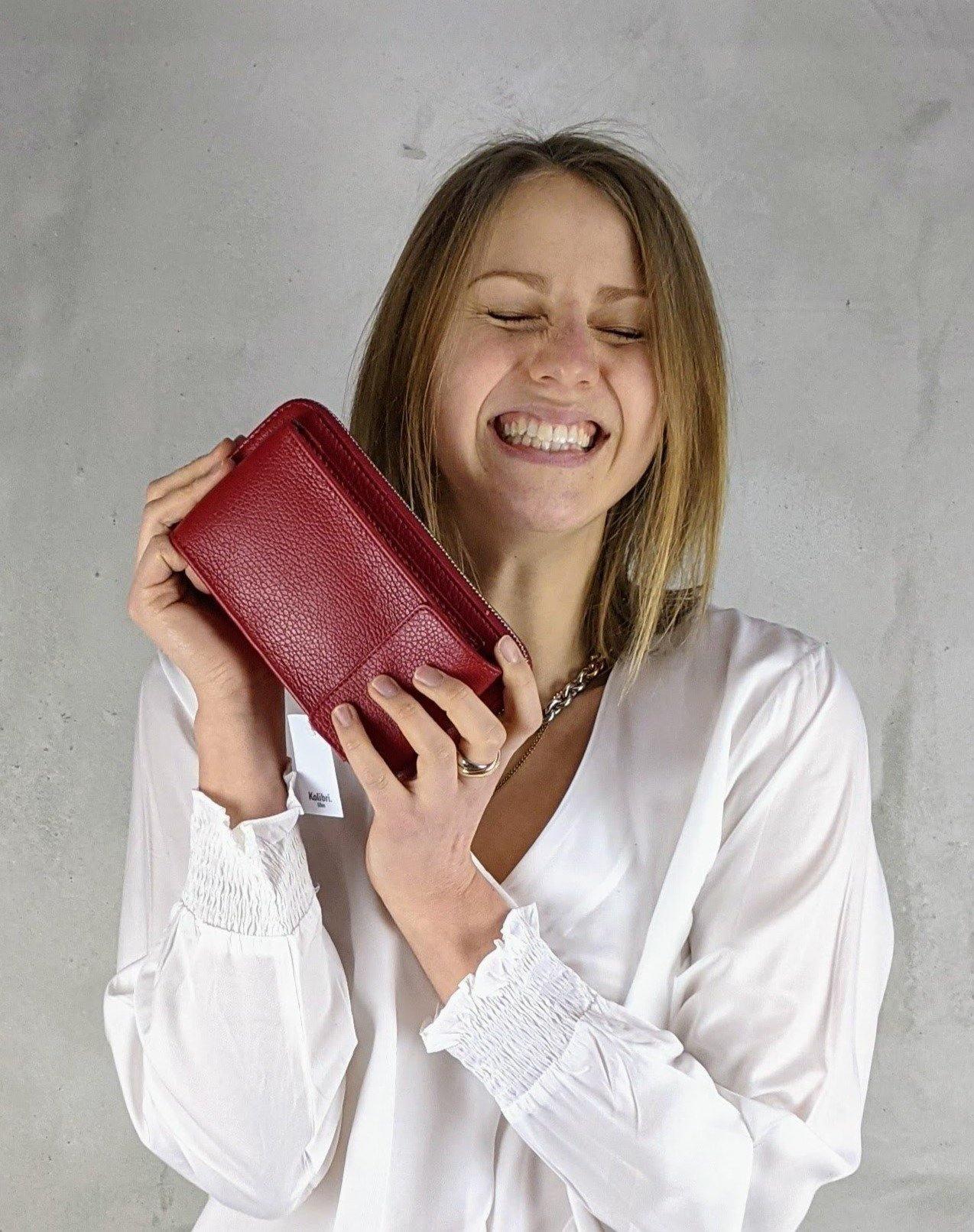 Kolibri Ulm - Handytasche mit Geldbeutel - kolibri-ulm.de - Accessoires, Crossbody, Handtasche, Handytasche, Leder, Ledertadsche, Ledertasche, Umhängetasche