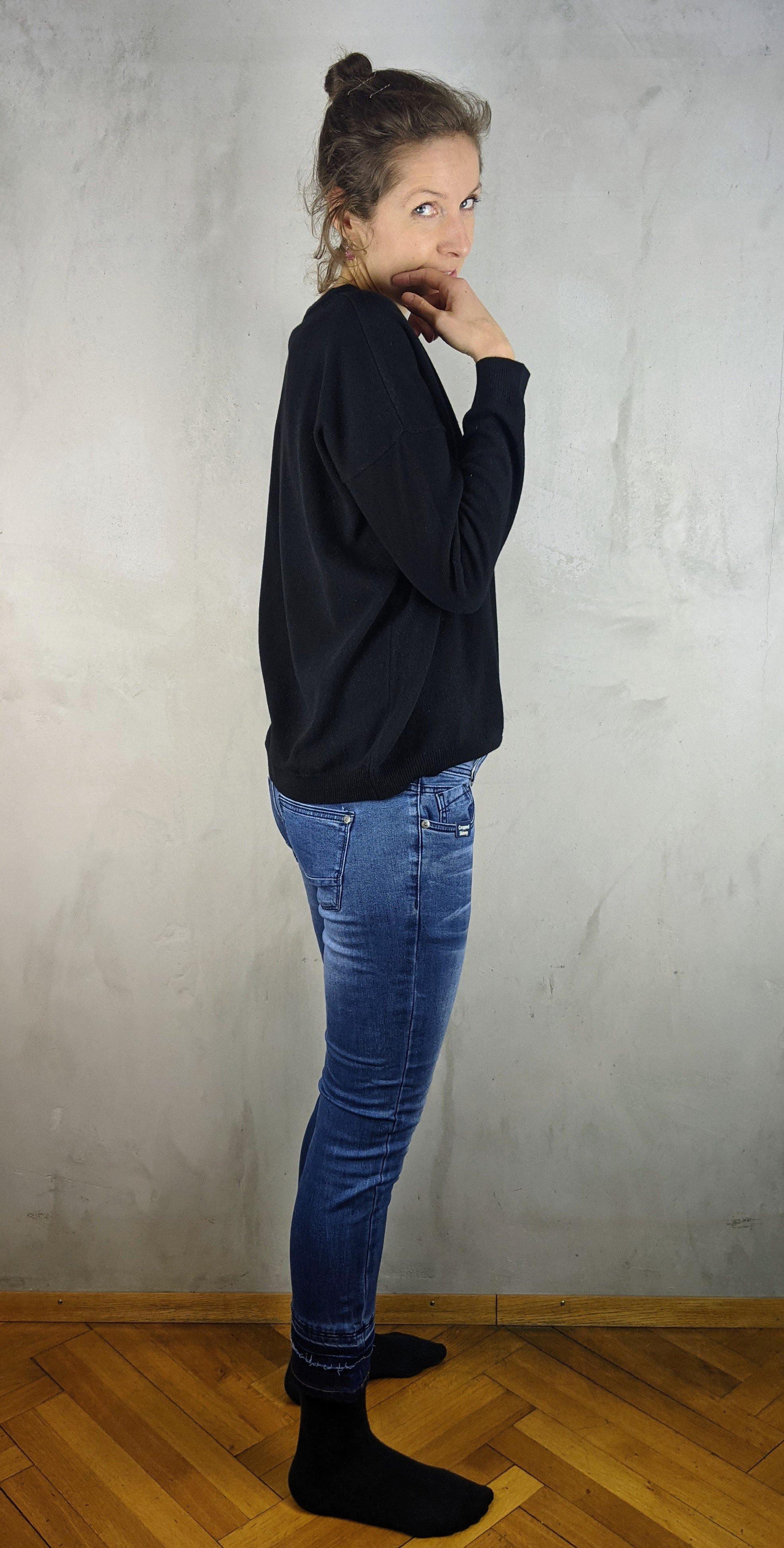 Blue Monkey - Jeans Cropped Skinny Mary - kolibri-ulm.de - Damen, Denim, Hosen, Jeans