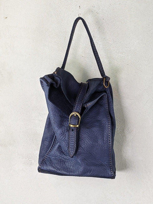 Kleine Ledertasche aus Waschleder