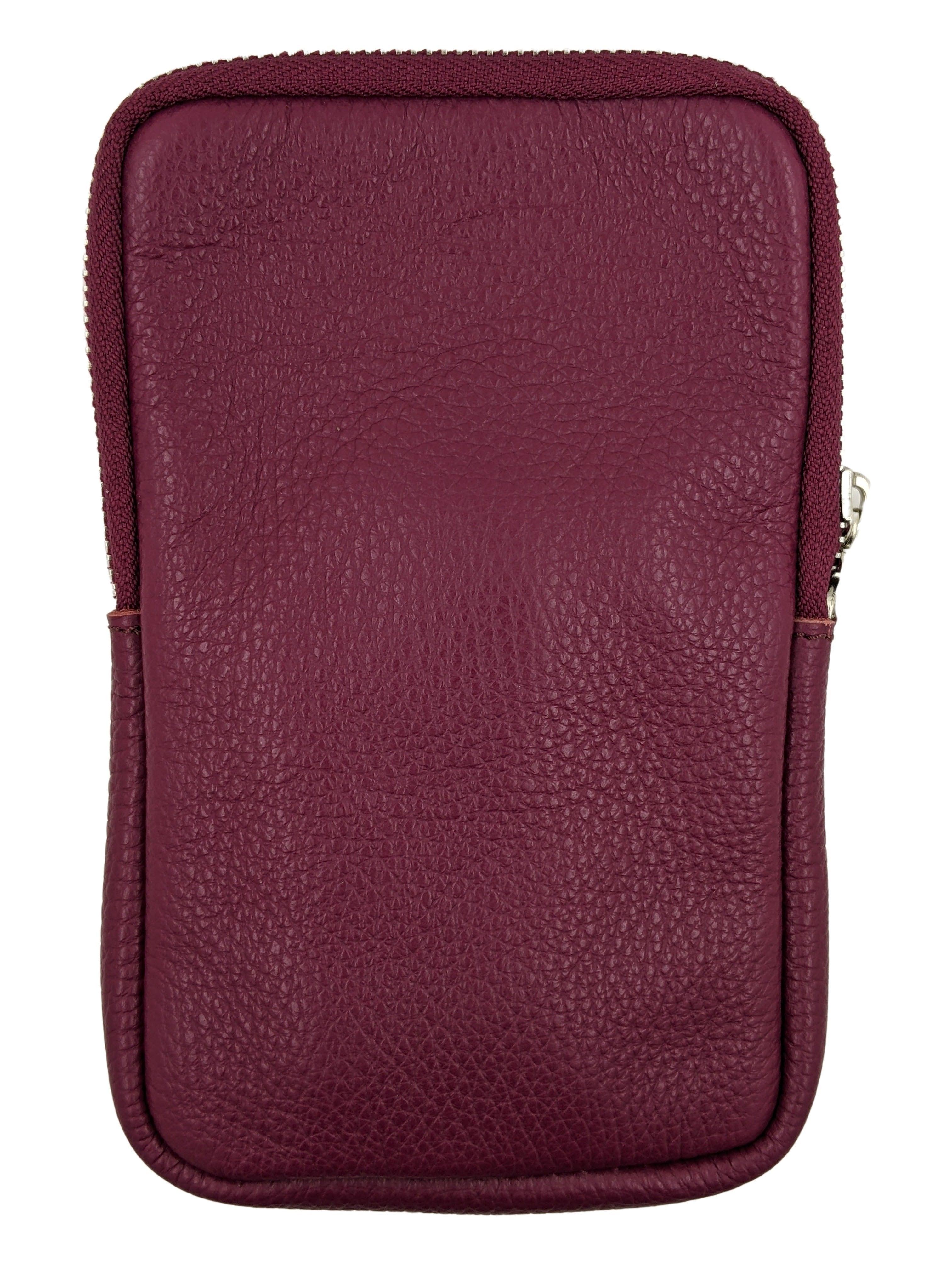 Kolibri Ulm - Umhängetasche Handy Uni in groß - kolibri-ulm.de - Accessoires, Damen, Handtasche, Handy, Handytasche, Leder, Ledertasche