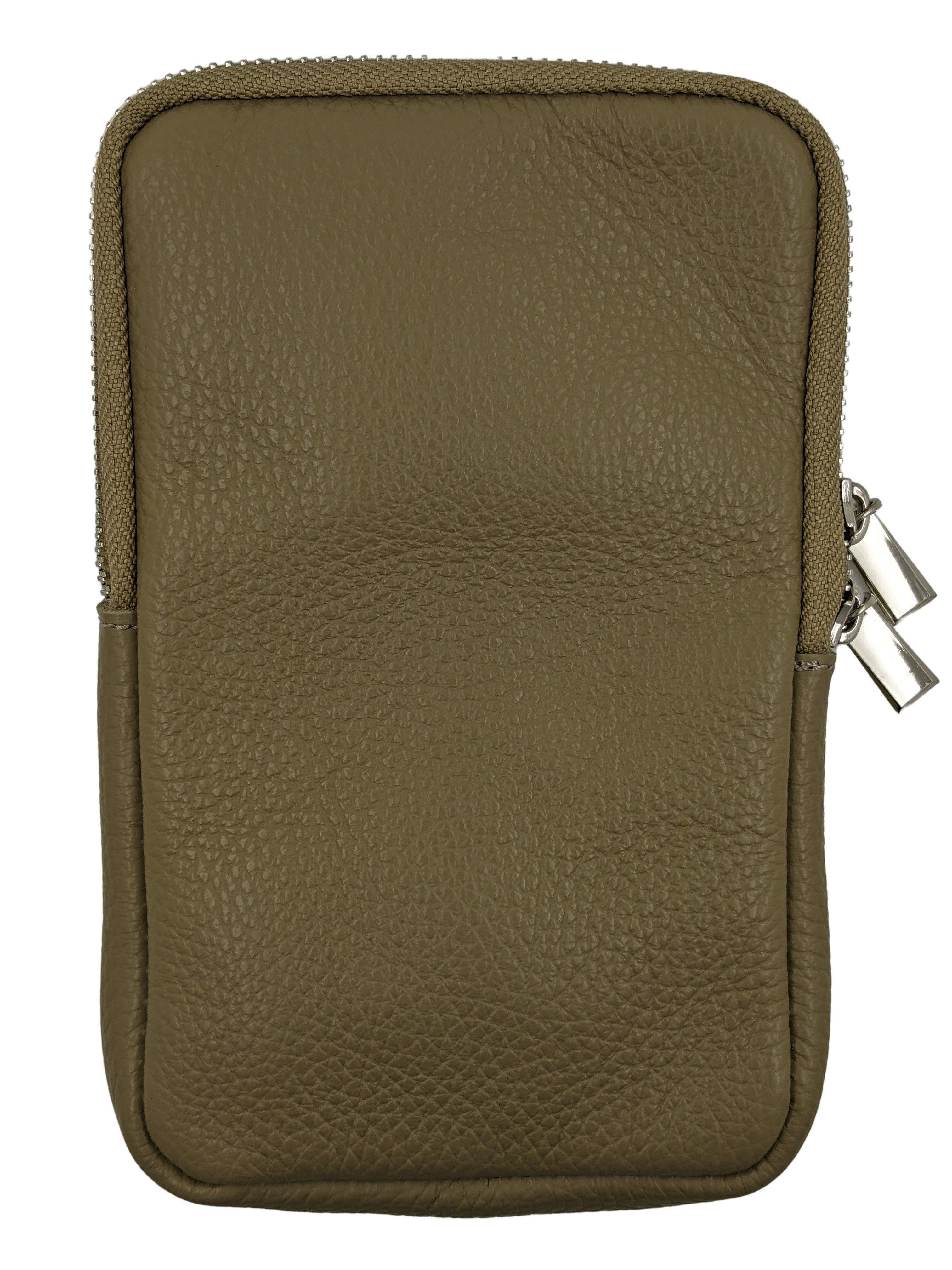 Kolibri Ulm - Umhängetasche Handy Uni in groß - kolibri-ulm.de - Accessoires, Damen, Handtasche, Handy, Handytasche, Leder, Ledertasche