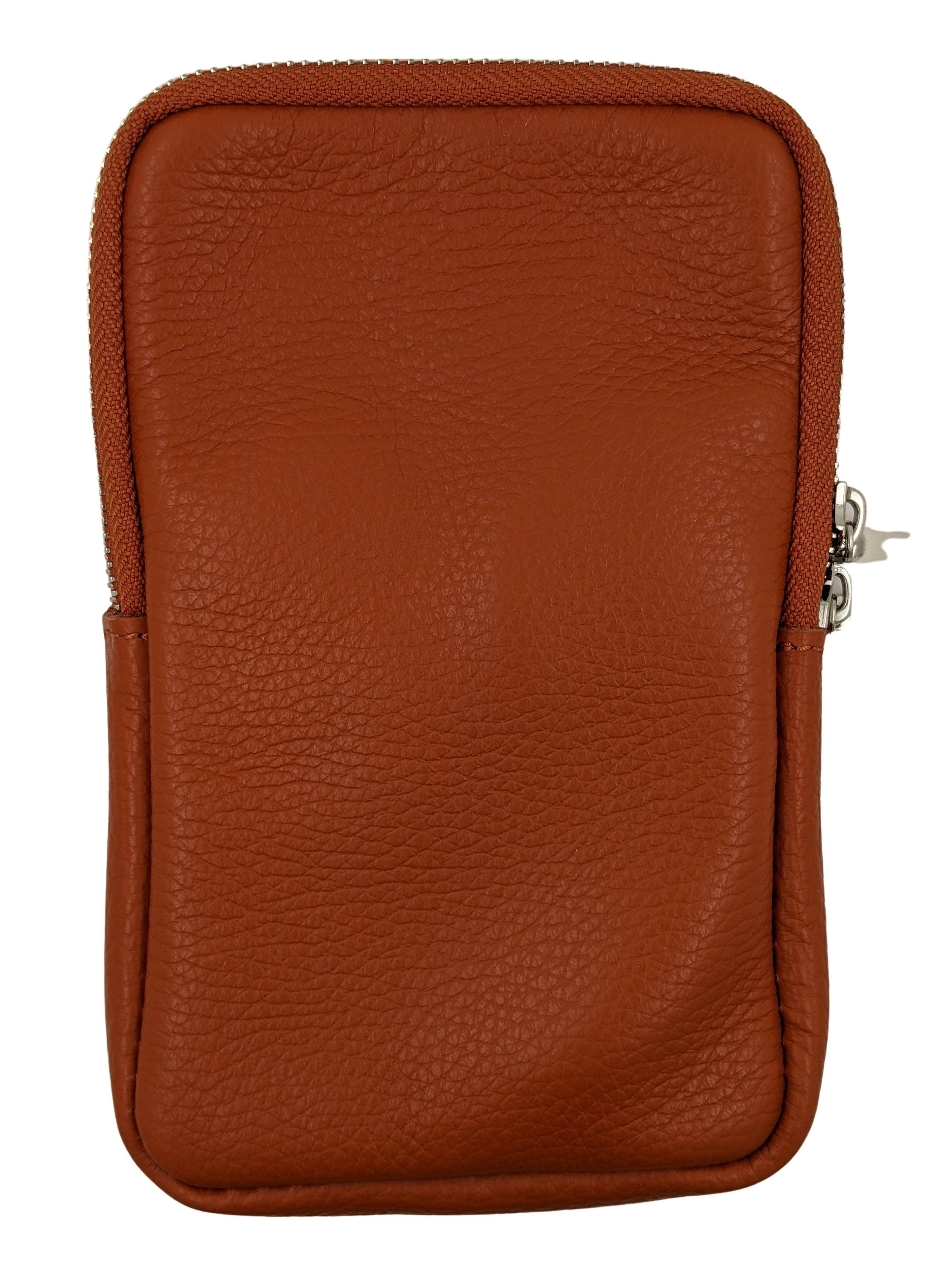 Kolibri Ulm - Umhängetasche Handy Uni in groß - kolibri-ulm.de - Accessoires, Damen, Handtasche, Handy, Handytasche, Leder, Ledertasche