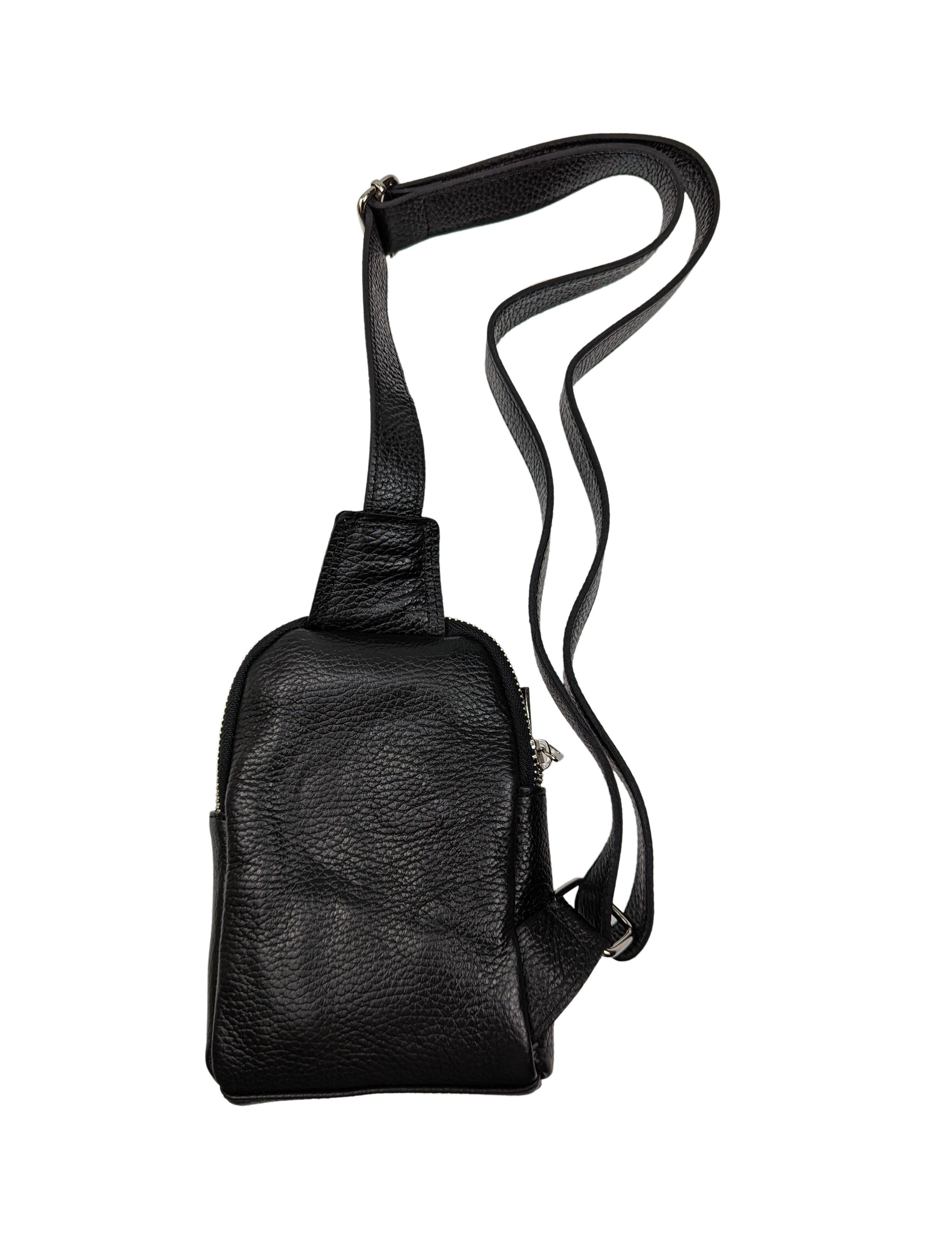 Kolibri Ulm - Crossbody Bag Asymetrisch - kolibri-ulm.de - Accessoires, Damen, Handtasche, Handtaschen, Ledertadsche, Ledertasche, Ledertaschen, Rucksack, Rucksackhandtasche, Rucksackhandtaschen, Rucksäcke, SS22, Tasche, Taschen