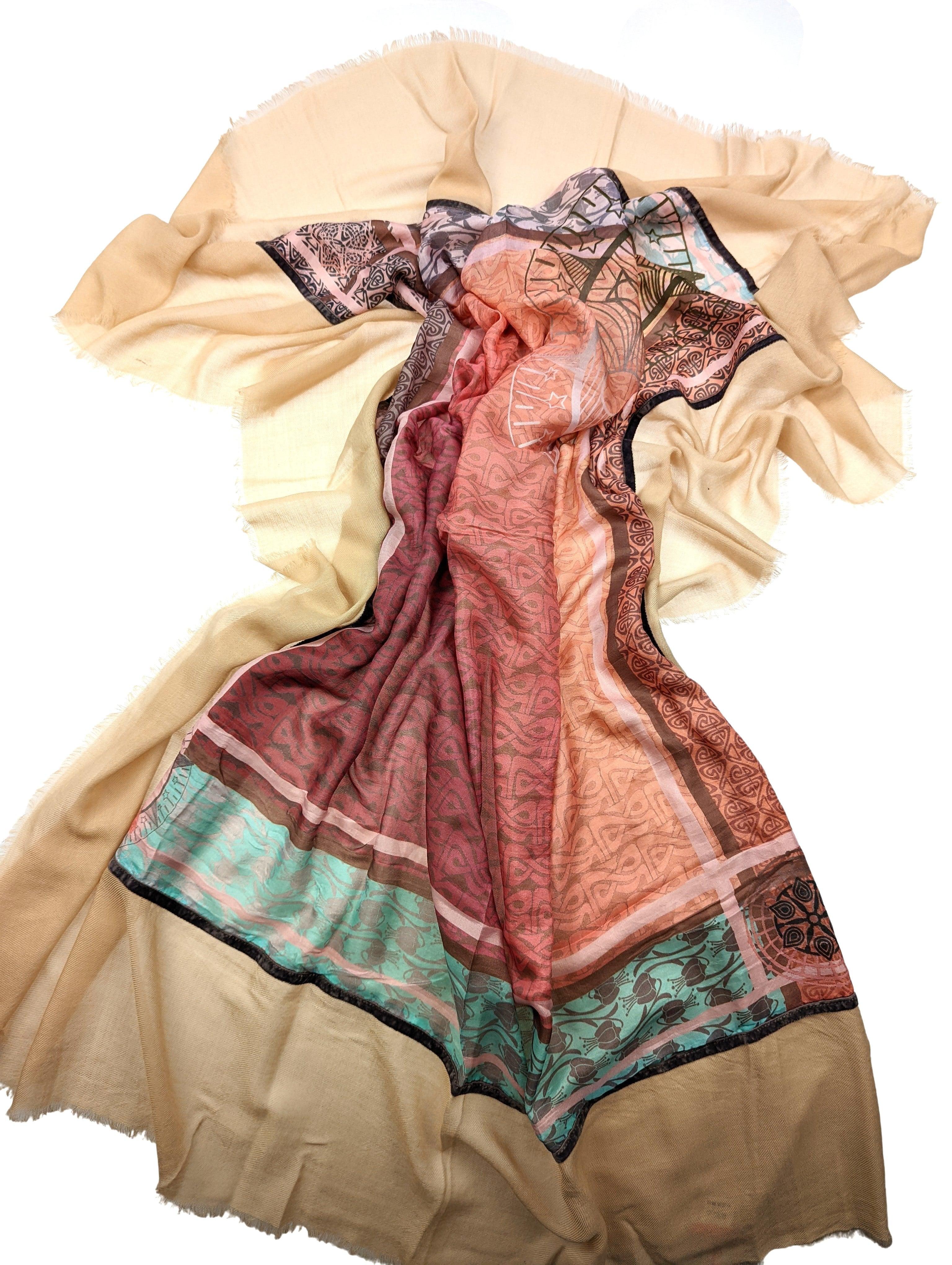 Rubicon - Schal Eyecherry - kolibri-ulm.de - Accessoires, Damen, Schal, Schals & Tücher, Textilien, Wollschal, Wollschals, WS22