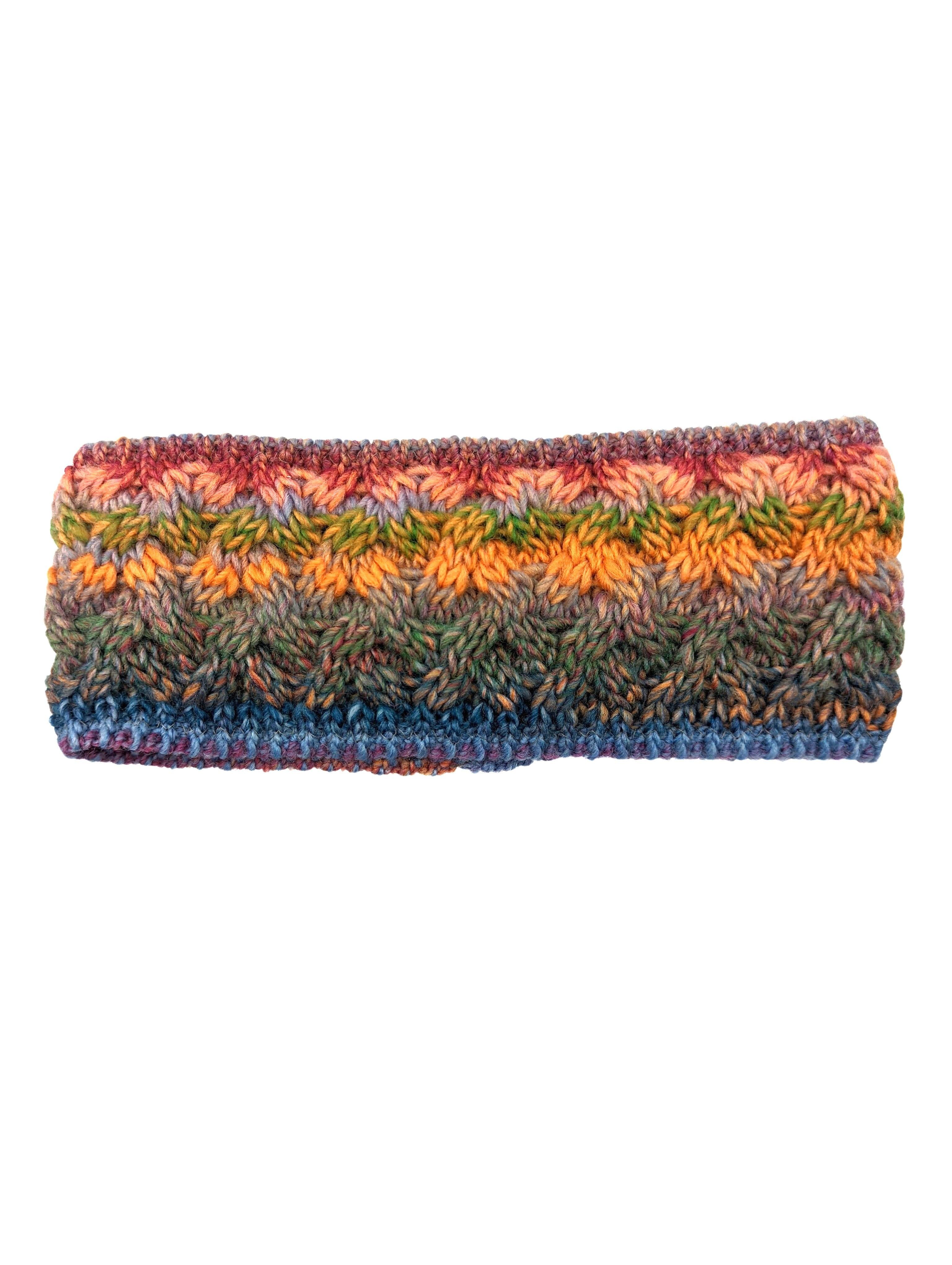 Gebeana - Stirnband Zopfmuster, innen Fleece - kolibri-ulm.de - Accessoires, Damen, Mütze, Mützen, Stirnband, Stirnbänder, Strick, Textilien, WS22