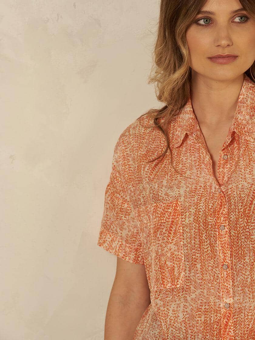 Nile - Blouse Cotton Silk - kolibri-ulm.de - Bluse, Blusen, Damen, Oberteile, SS22, Textilien