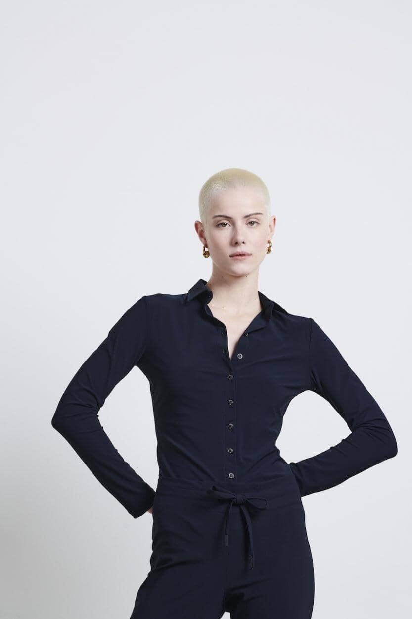 Jane Lushka - Bluse Betty technical Jersey - kolibri-ulm.de - Bluse, Damen, Oberteile, SS22, Tunika