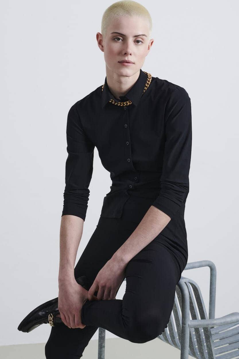 Jane Lushka - Bluse Betty technical Jersey - kolibri-ulm.de - Bluse, Damen, Oberteile, SS22, Tunika