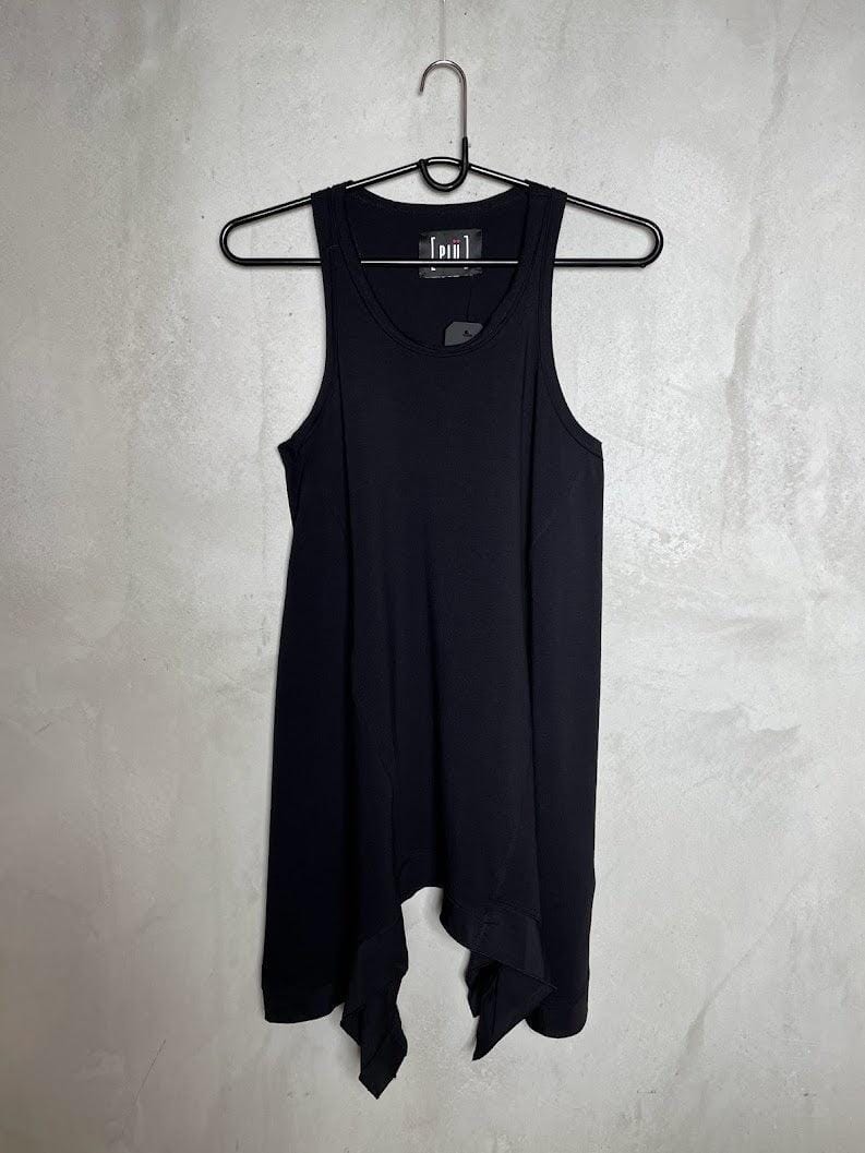 Bow Top Top Plü Schwarz S