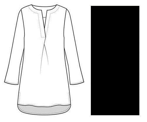 BUJI (Longbluse) Bluse Fox's