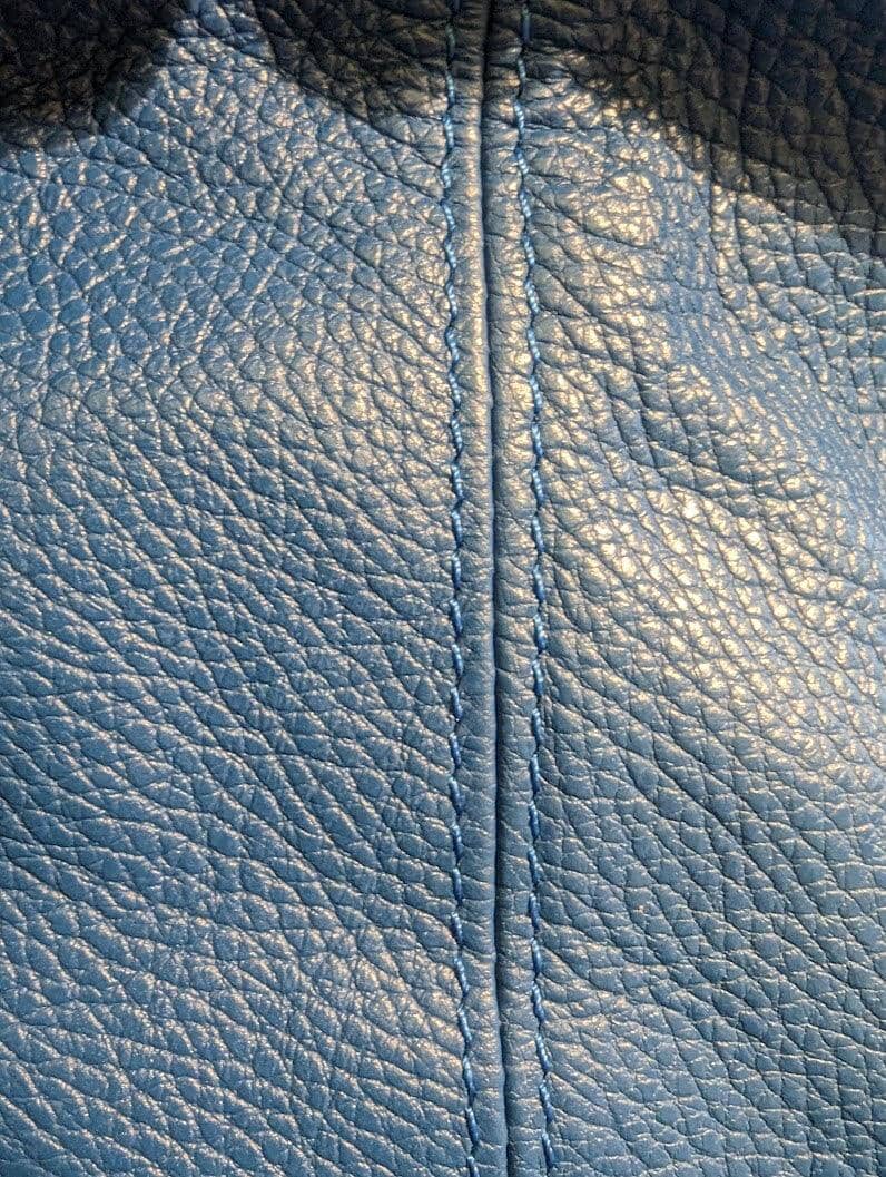 Crossbody Bag Doppeltasche Ledertasche Kolibri Ulm Royalblau