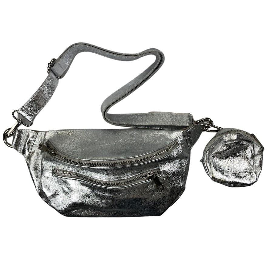 Kolibri Ulm - Crossbodybag mittelgroß mit zwei Reißverschlüssen und kleinem Geldbeutel extra - kolibri-ulm.de - Accessoires, Damen, Handtasche, Leder, Ledergeldbeutel, Ledertasche, Ledertaschen, WS21