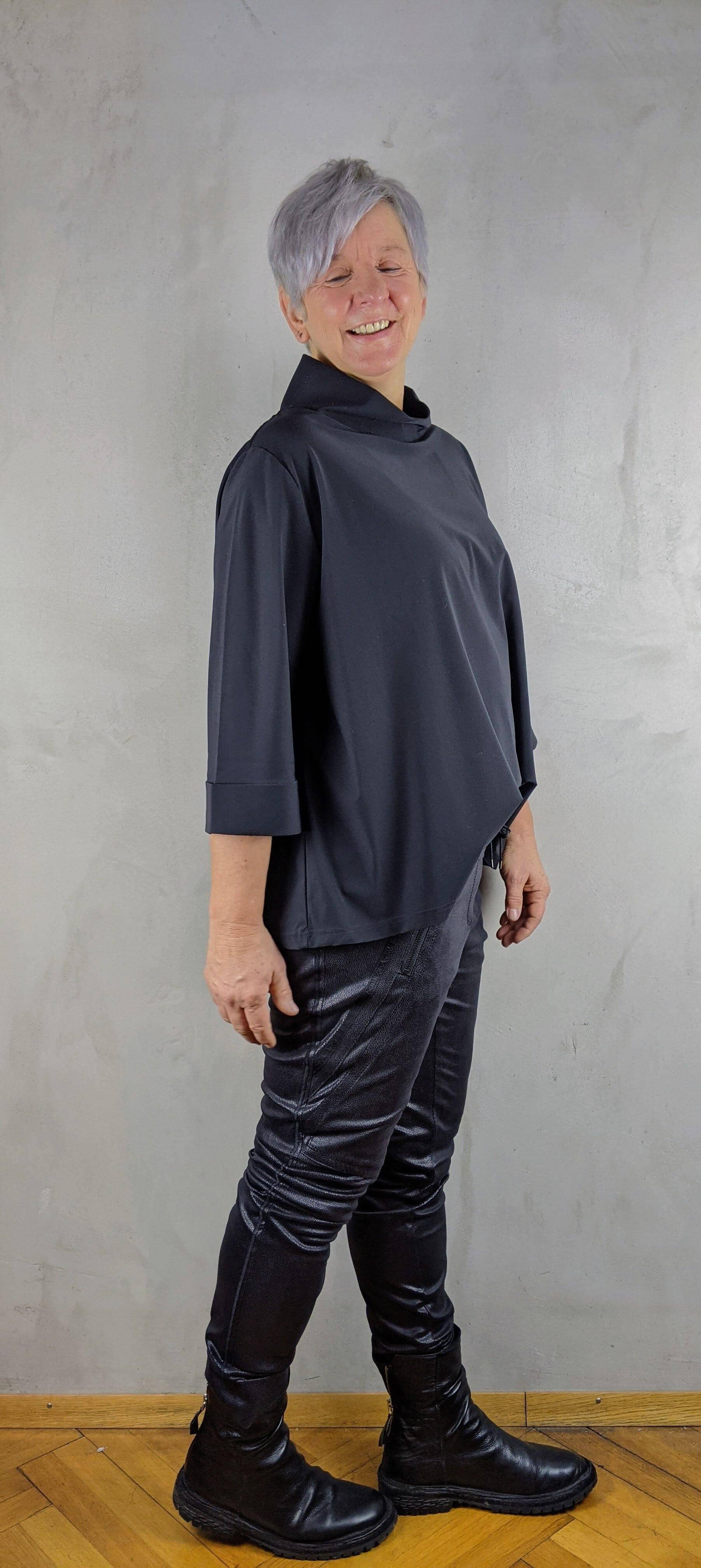 Beate Heymann Streetcoture - Hose Evergreen - kolibri-ulm.de - anthrazit, Bekleidung, Damen, grau, Hose, Hosen, schwarz