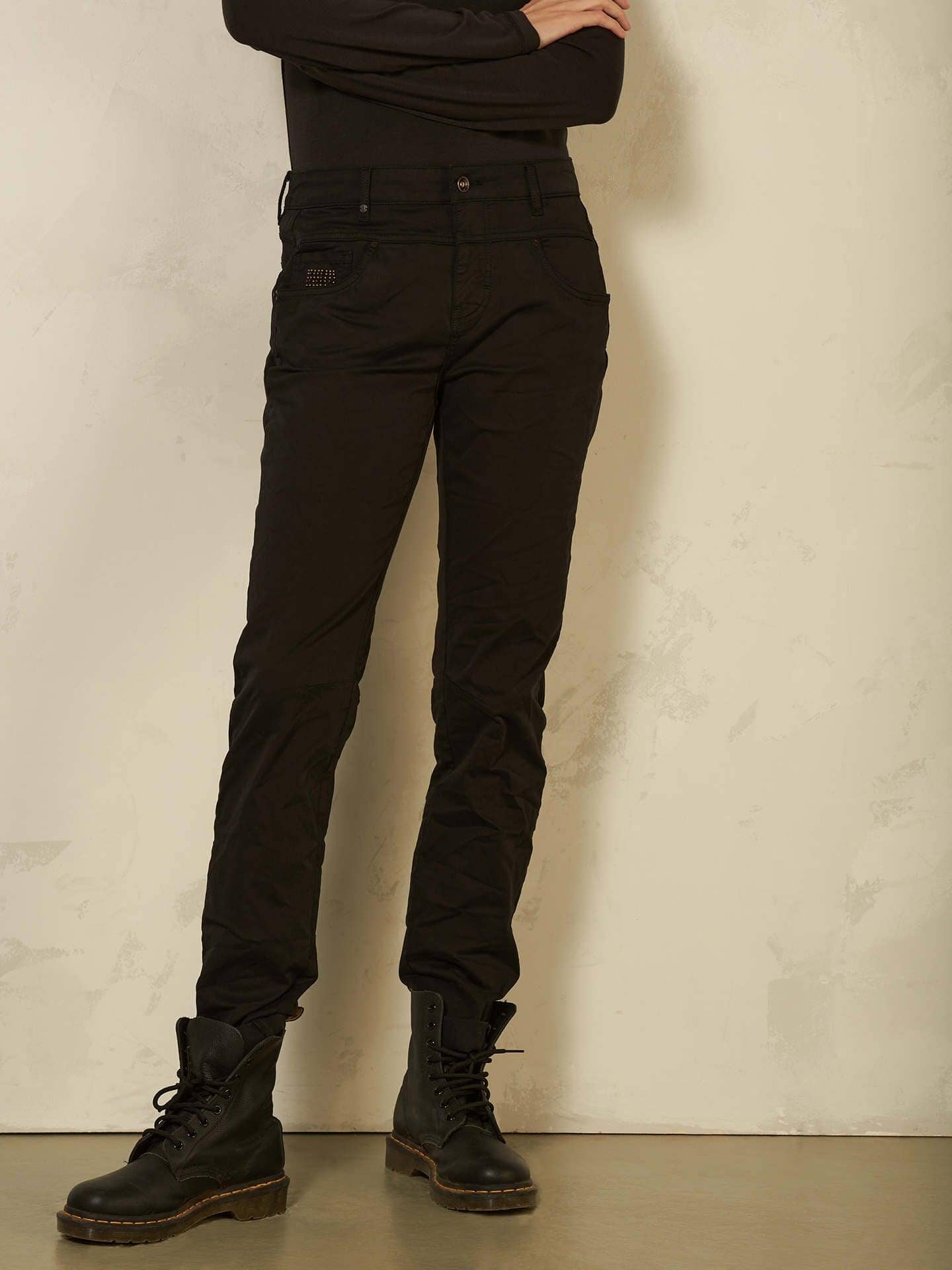Hose Tapered Long Satin Jeanshose Nile