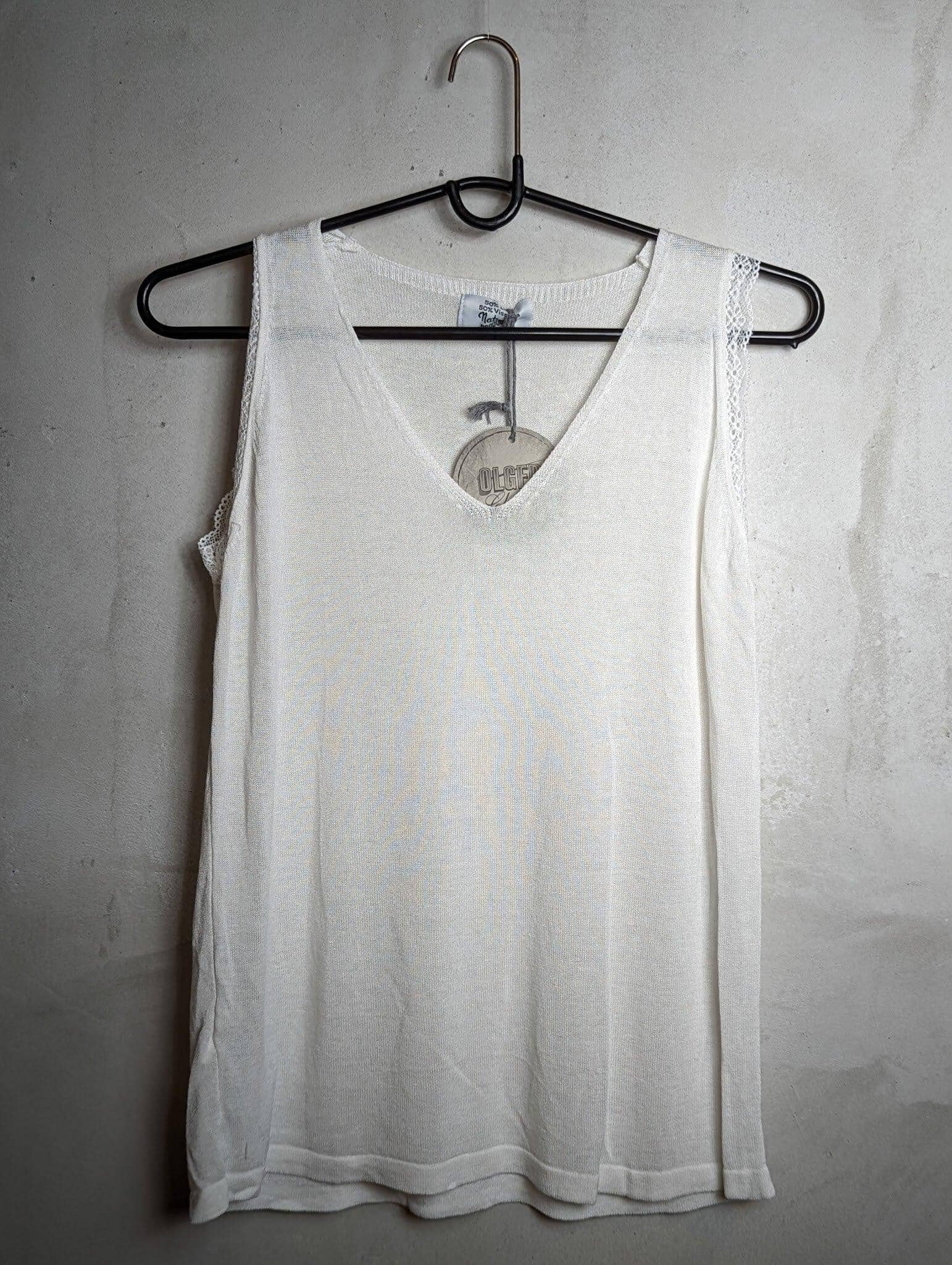 Olger - Leinentop - kolibri-ulm.de - Damen, Oberteile, SS22, Textilien, Top, Tops