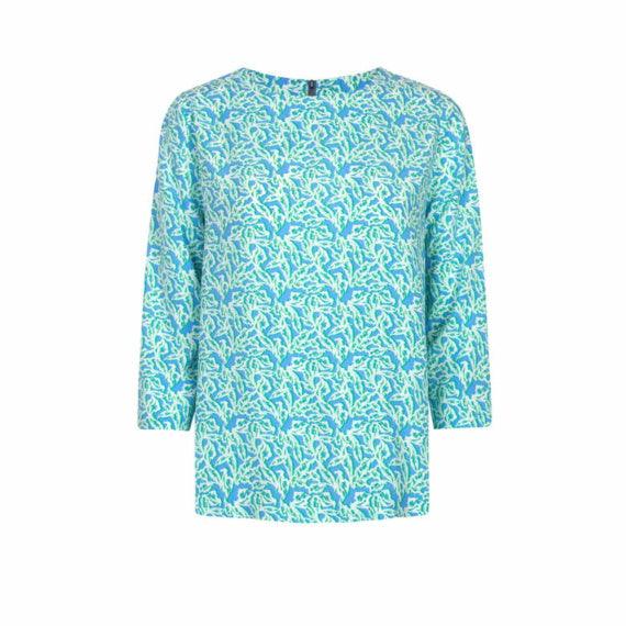 chemisier à manches 3/4