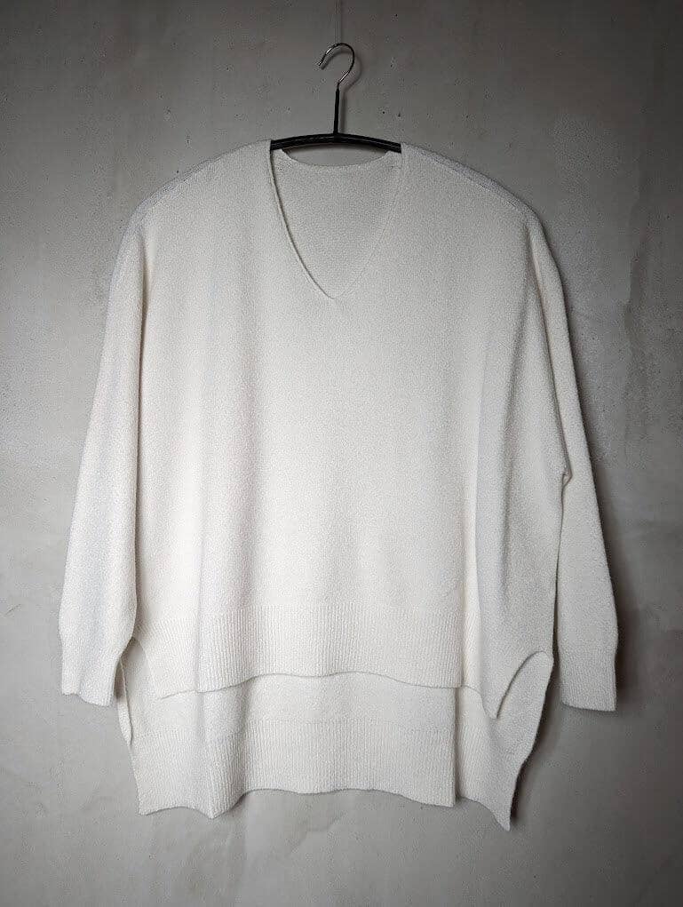 Nahtloser Pullover Pullover Farfalla Einheitsgröße Blanc