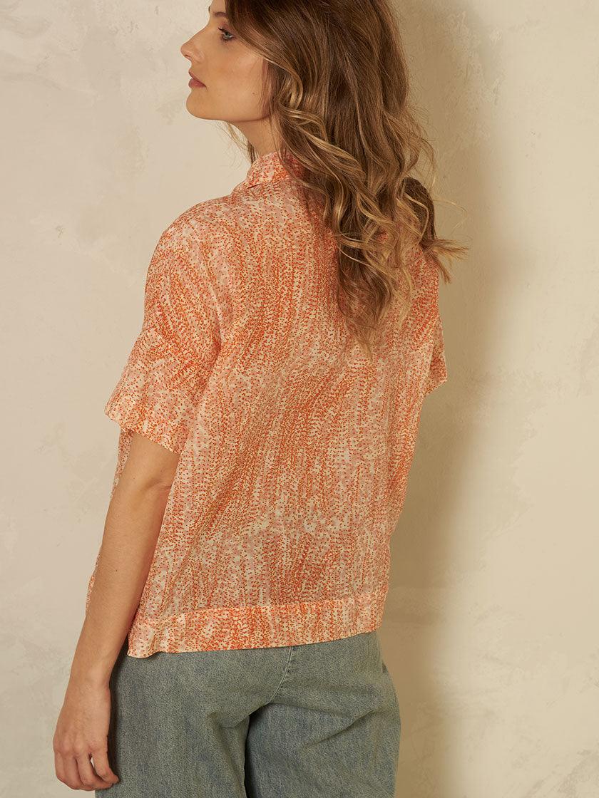 Nile - Blouse Cotton Silk - kolibri-ulm.de - Bluse, Blusen, Damen, Oberteile, SS22, Textilien