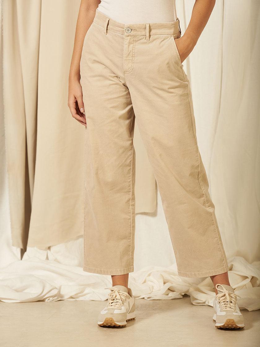 Nile - Hose Culotte Ankle Velvet - kolibri-ulm.de - Damen, Denim, Hose, Hosen, Jeans, WS21