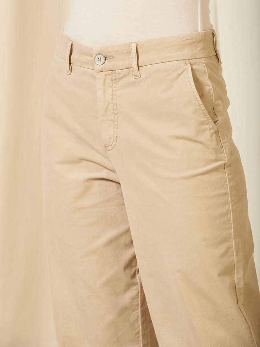 Nile - Hose Culotte Ankle Velvet - kolibri-ulm.de - Damen, Denim, Hose, Hosen, Jeans, WS21