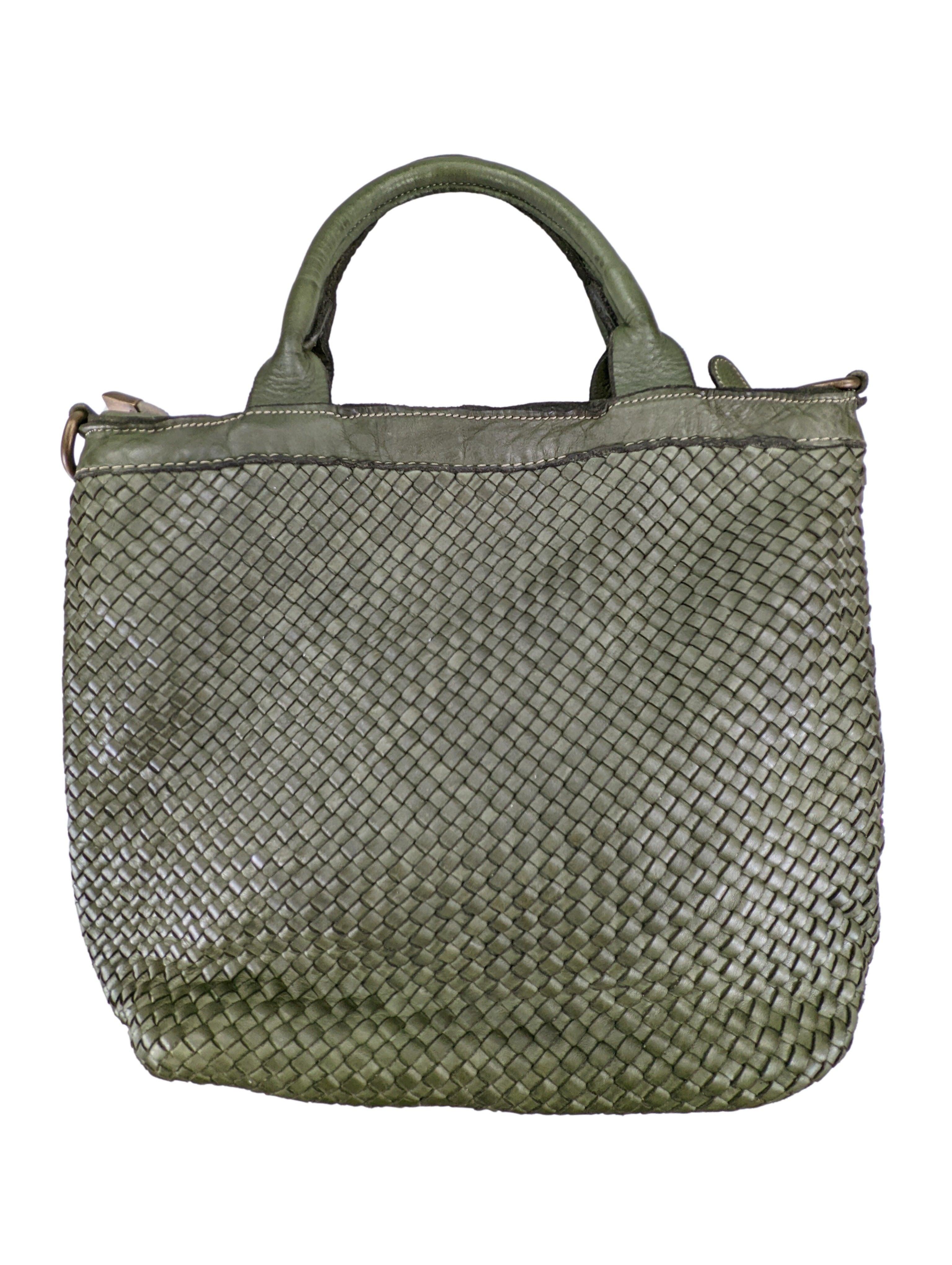 Kolibri Ulm - Waschleder Handtasche Geflochten - kolibri-ulm.de - Accessoires, Damen, Handtasche, Handtaschen, SS22, Tasche, Taschen