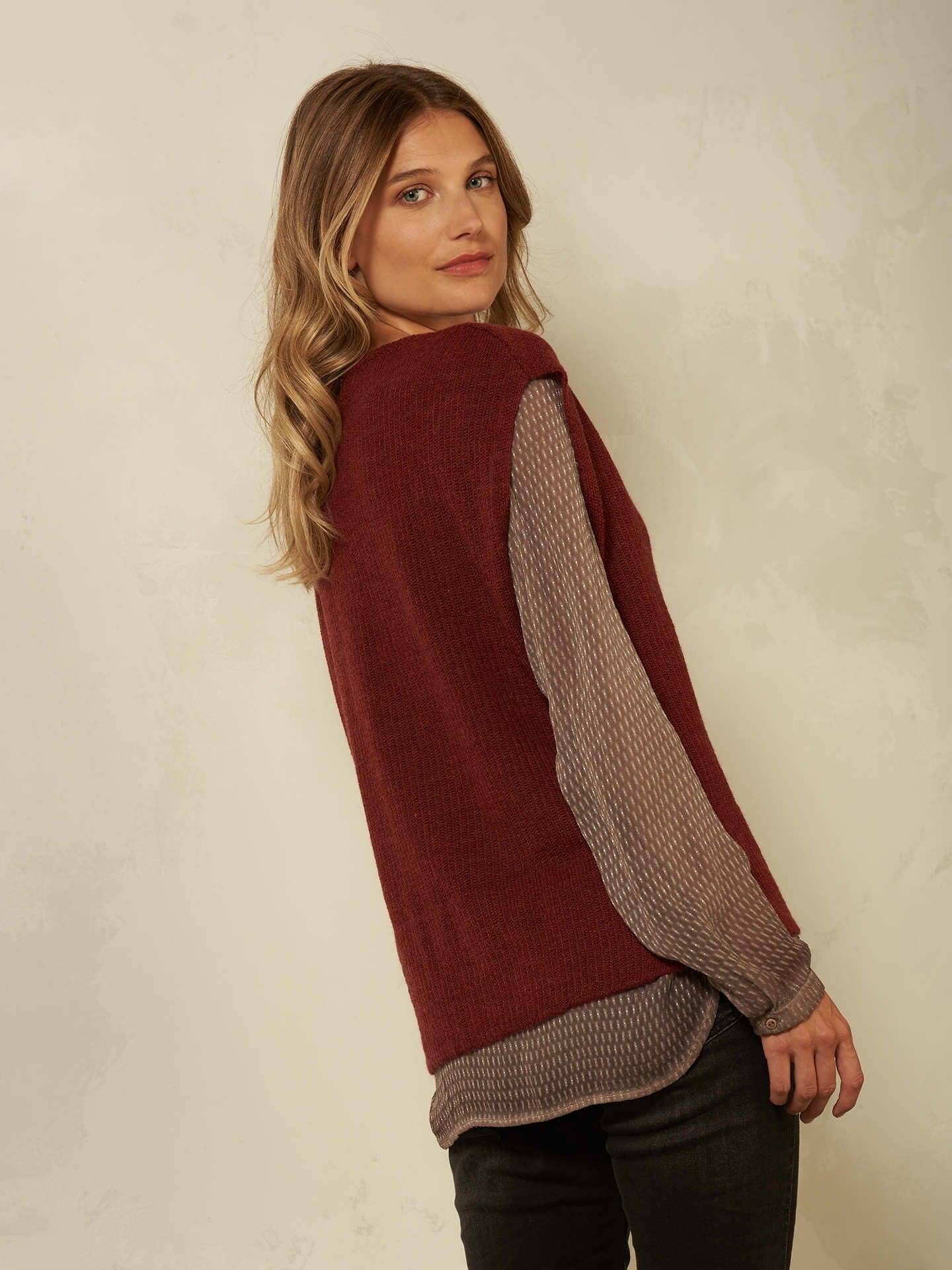 Nile - Pullunder - kolibri-ulm.de - Damen, Oberteile, Pullunder, SS22, Textilien