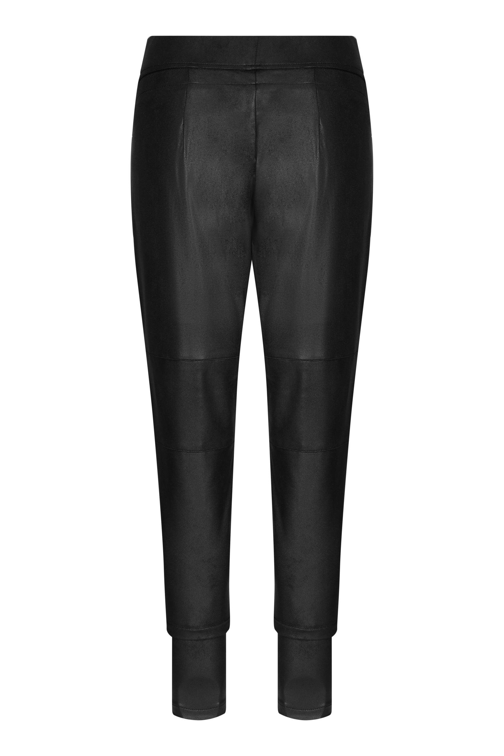 Raffaello Rossi - Hose Candy Leather Jersey in Schwarz - kolibri-ulm.de - Damen, Hose, Hosen, WS21