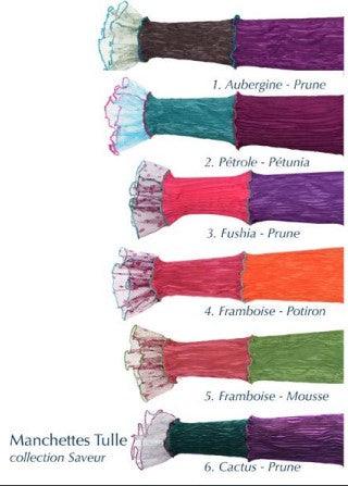 Monika - Lange Stulpen Manchettes Tulle - kolibri-ulm.de - Accessoires, Damen, Stulpen, WS22