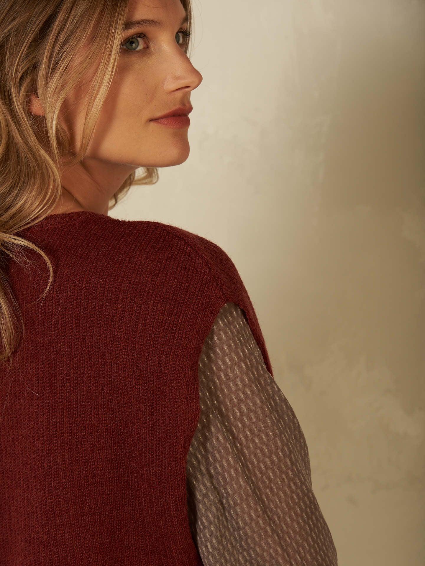 Nile - Pullunder - kolibri-ulm.de - Damen, Oberteile, Pullunder, SS22, Textilien