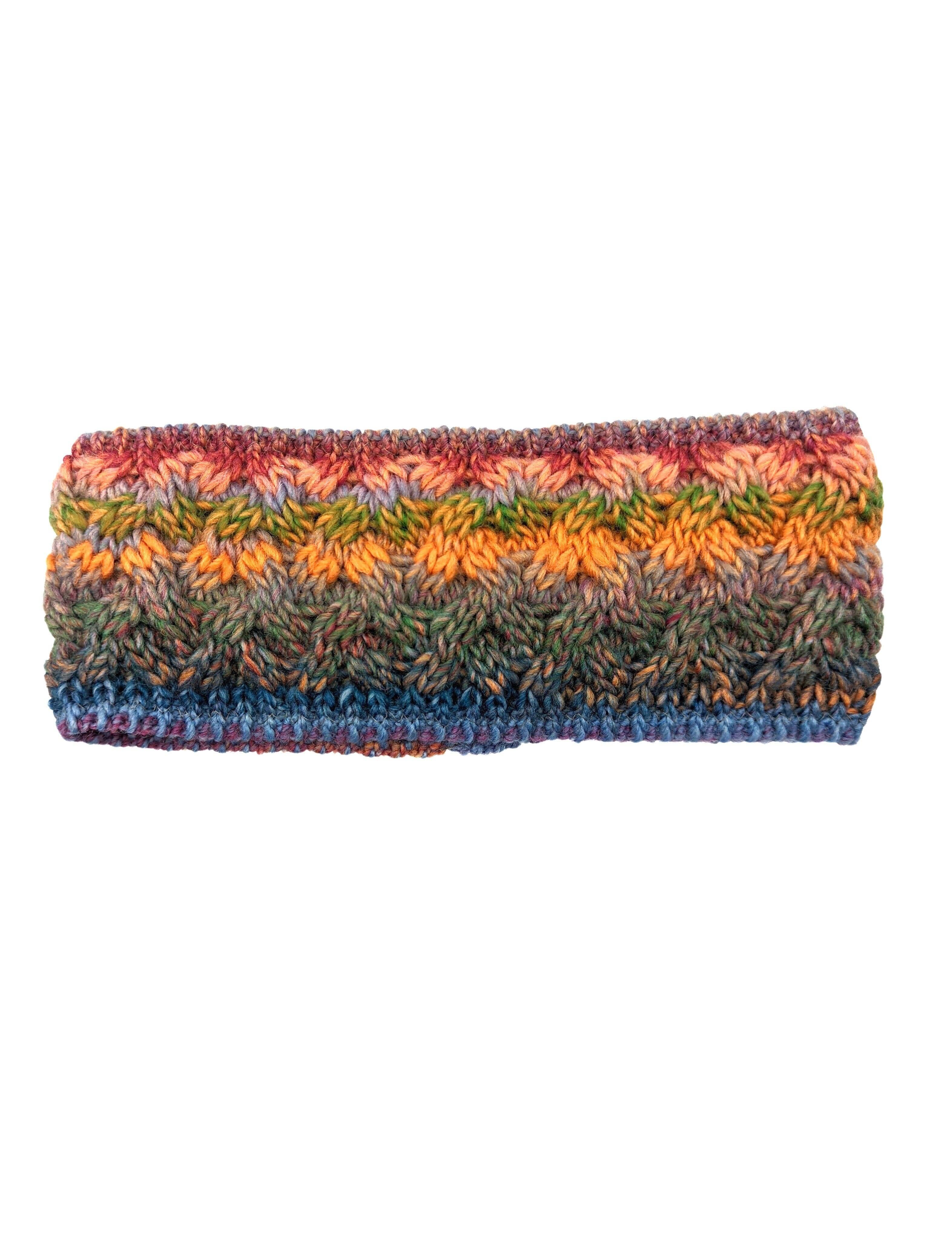 Gebeana - Stirnband Zopfmuster, innen Fleece - kolibri-ulm.de - Accessoires, Damen, Mütze, Mützen, Stirnband, Stirnbänder, Strick, Textilien, WS22