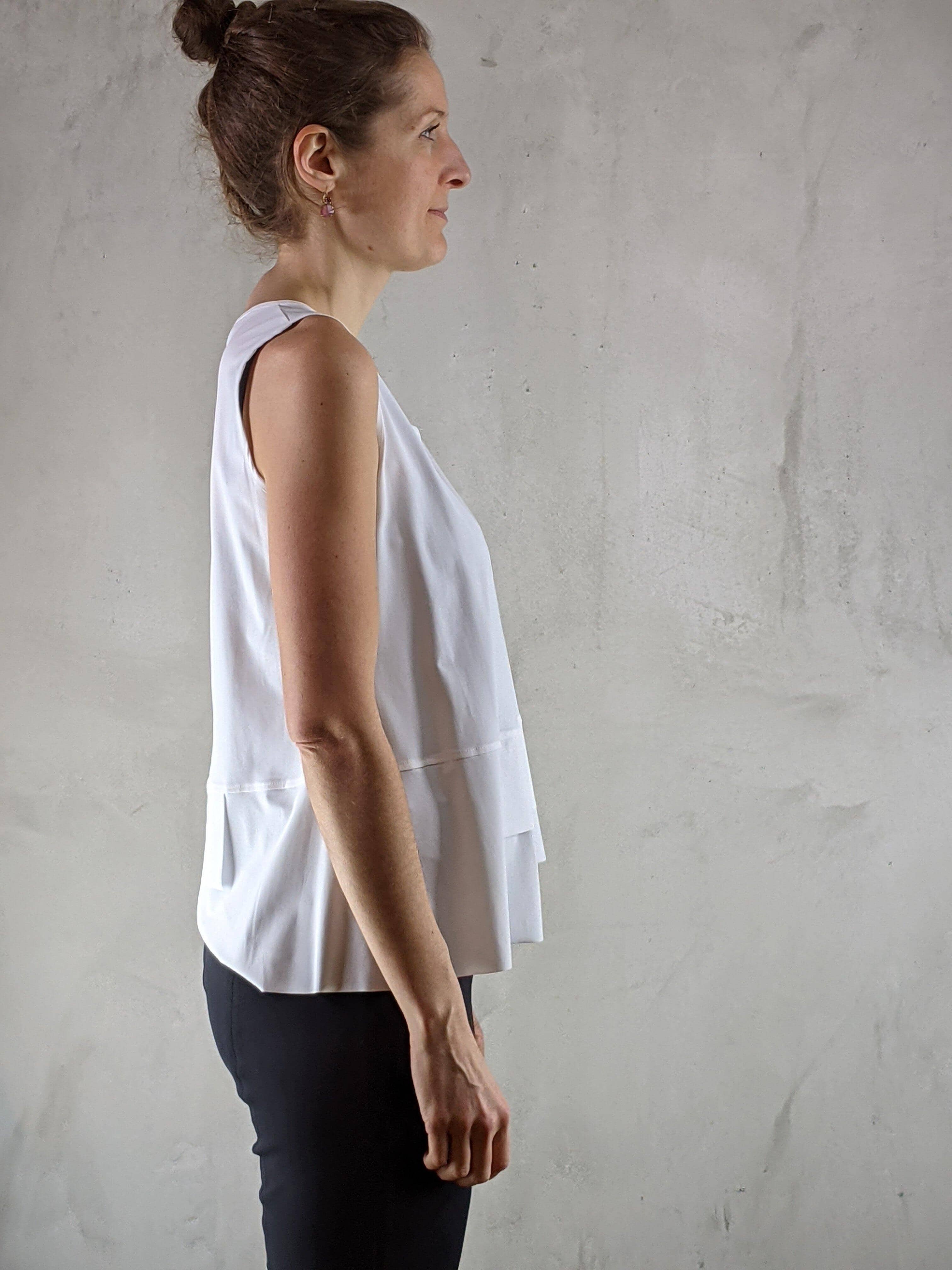 Elli - Top kurz stufig - kolibri-ulm.de - Damen, Oberteile, Top