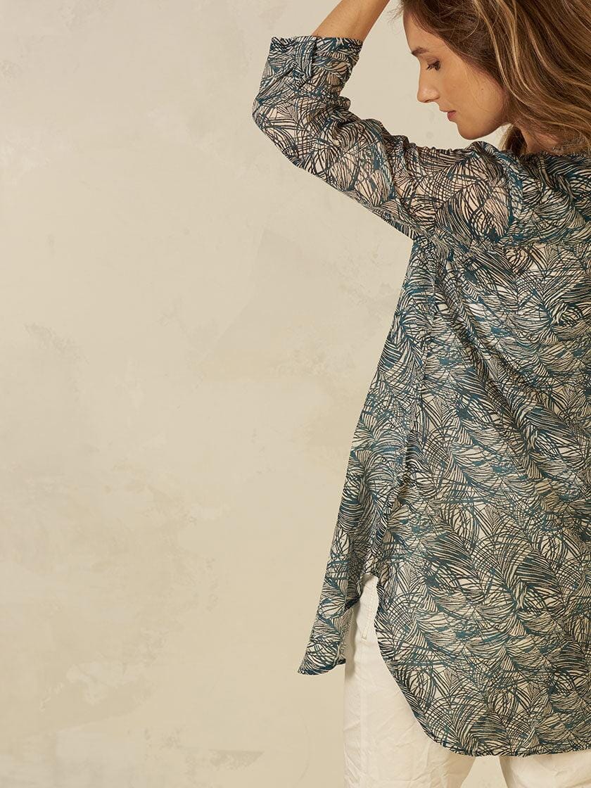 Nile - Tunic Cotton Silk - kolibri-ulm.de - Damen, Oberteile, SS22, Textilien, Tunika, Tunikas