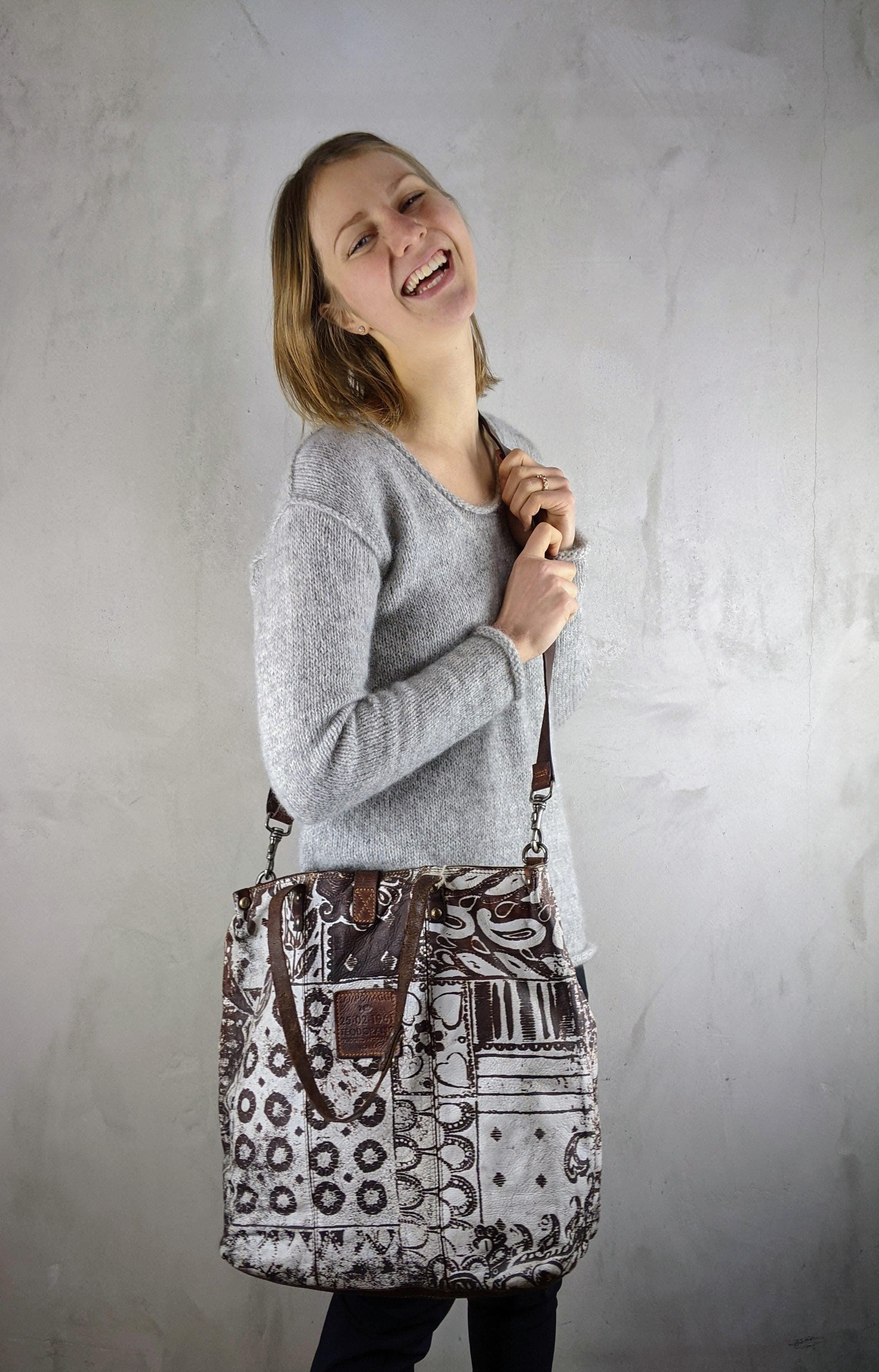 Campomaggi - Umhänge-Shopper Oversize extravagant - kolibri-ulm.de - Accessoires, Leder, Ledertasche, Umhängetasche