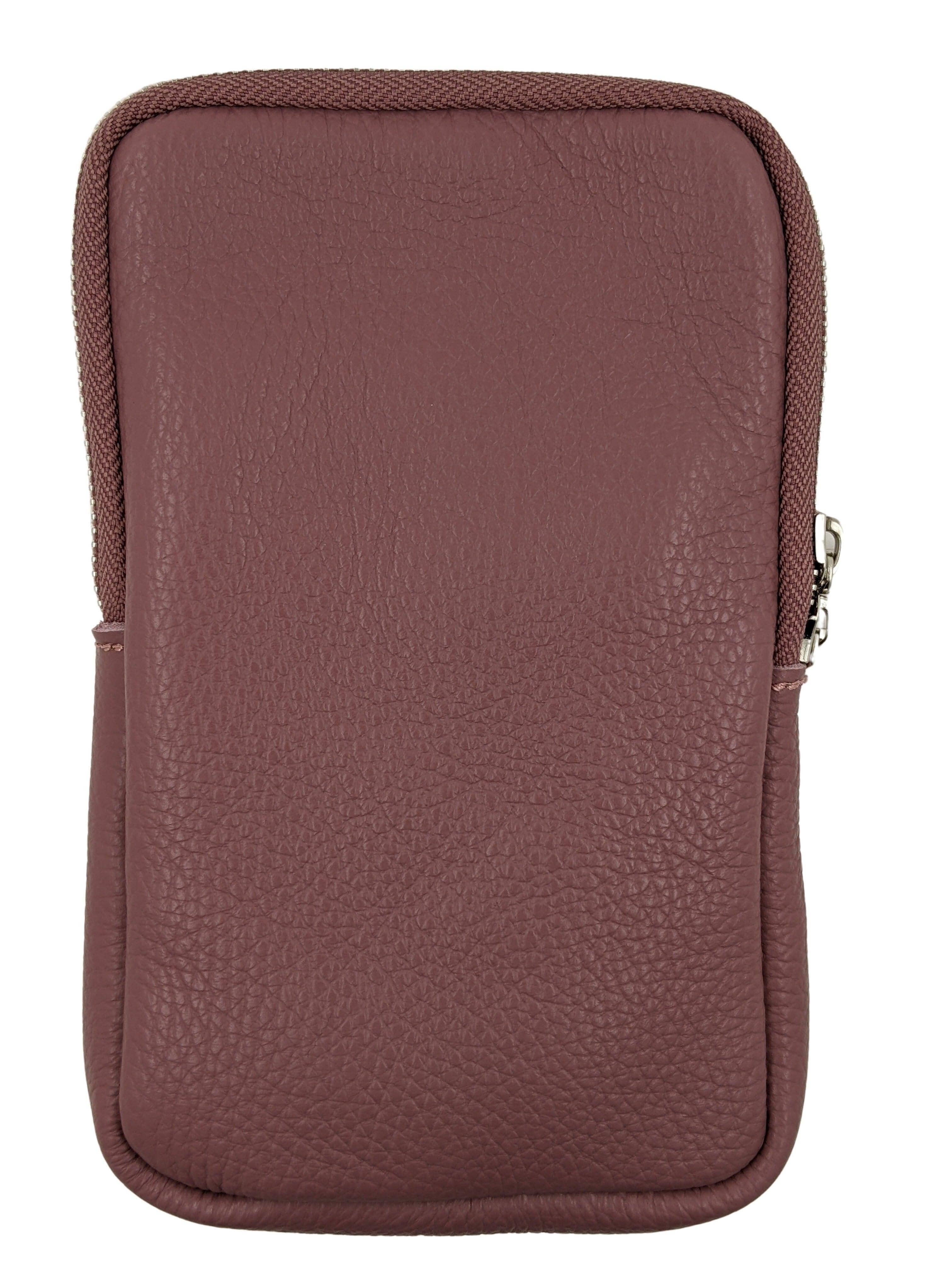 Kolibri Ulm - Umhängetasche Handy Uni in groß - kolibri-ulm.de - Accessoires, Damen, Handtasche, Handy, Handytasche, Leder, Ledertasche