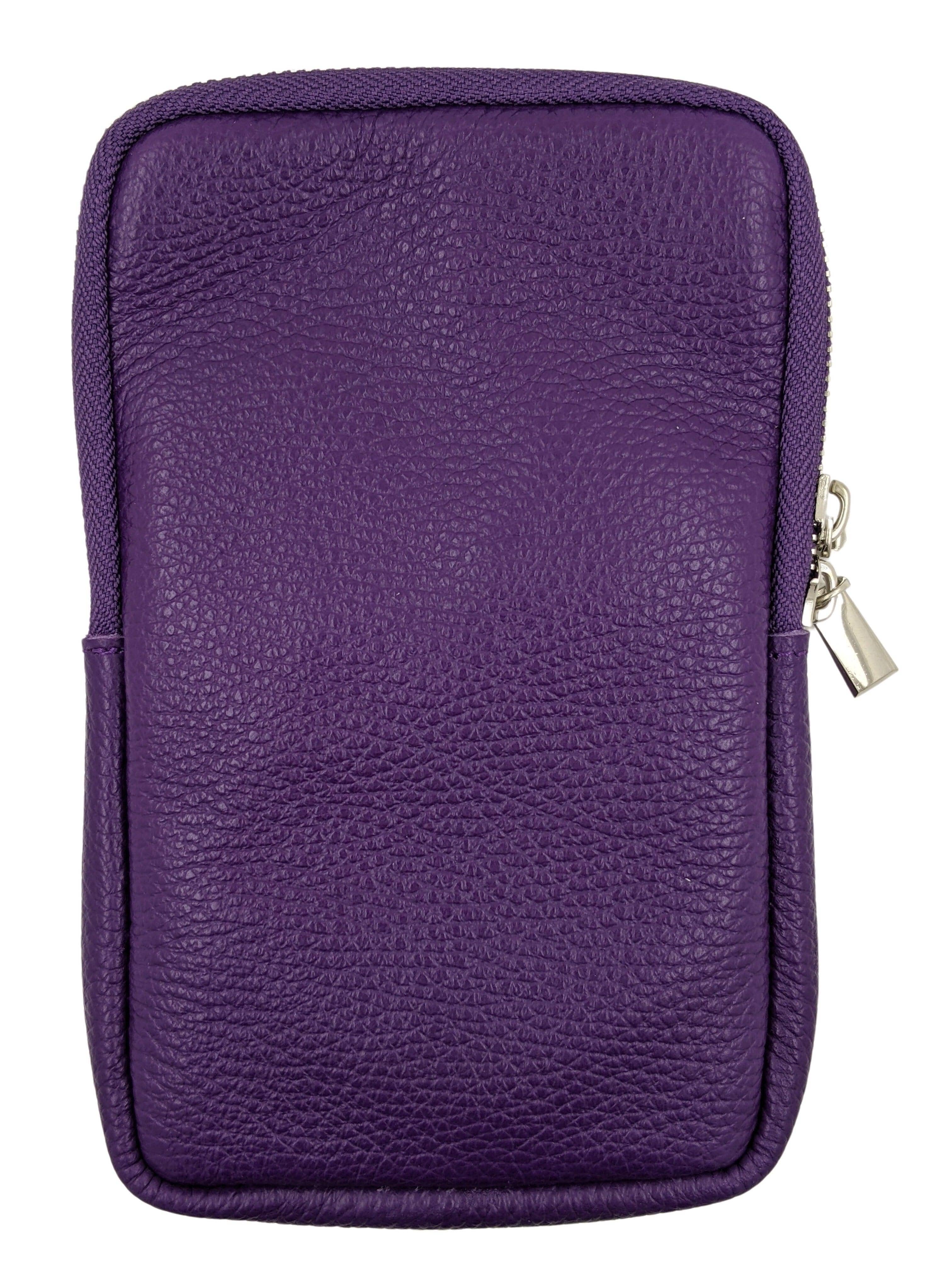 Kolibri Ulm - Umhängetasche Handy Uni in groß - kolibri-ulm.de - Accessoires, Damen, Handtasche, Handy, Handytasche, Leder, Ledertasche