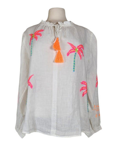 Leinenbluse Palmtress