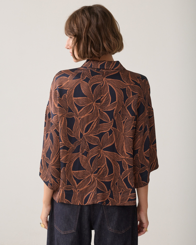 Bluse Abstract Flowers