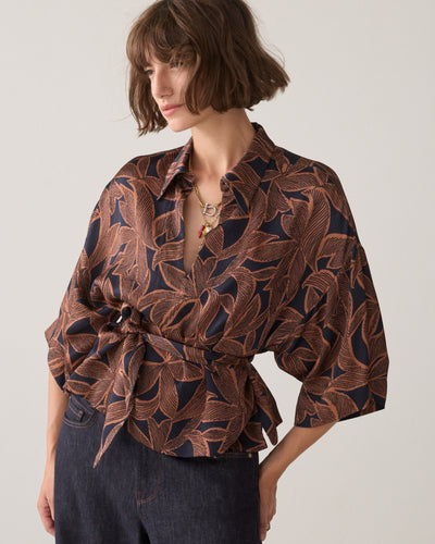 Bluse Abstract Flowers