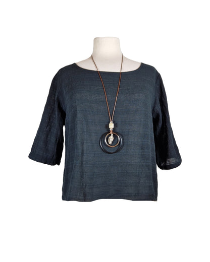 Bluse Kurz mit Kette