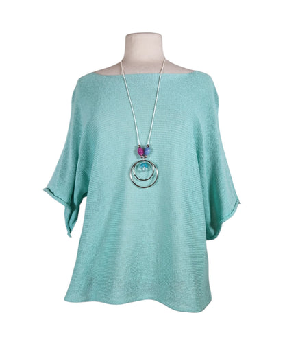 Sommerpullover mit Kette